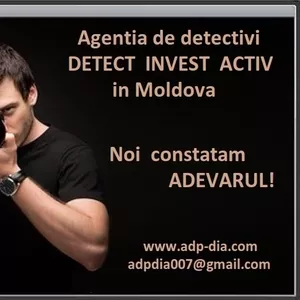 Detectiv. Servicii de detectiv in Chisinau. Agentiе de detectivi DIA
