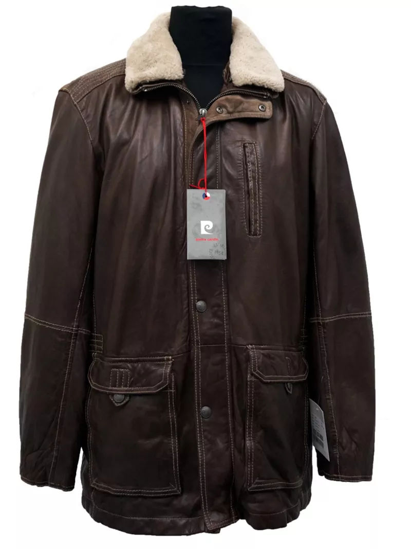 Брендовая одежда, кожаные куртки Pierre Cardin, Milestone, Trapper.  8