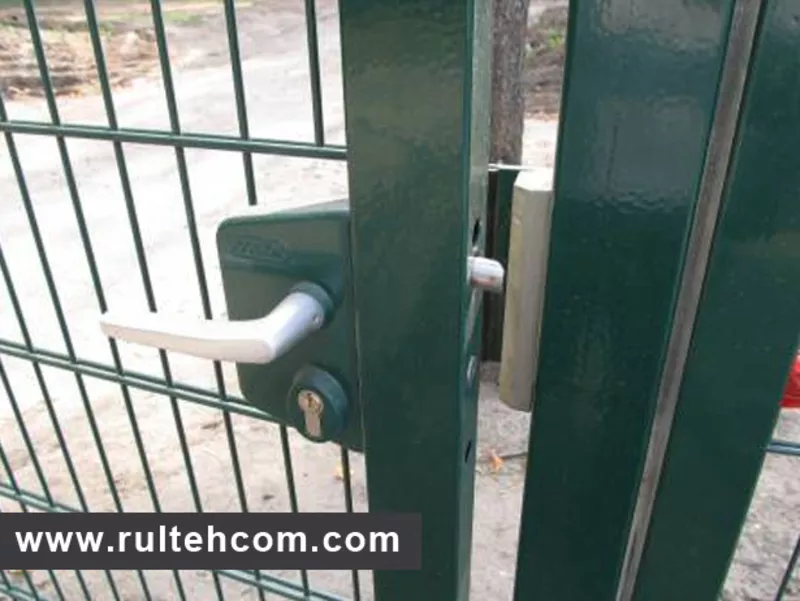 Ворота и калитки для заборов. Gard metalic. Poarta  8