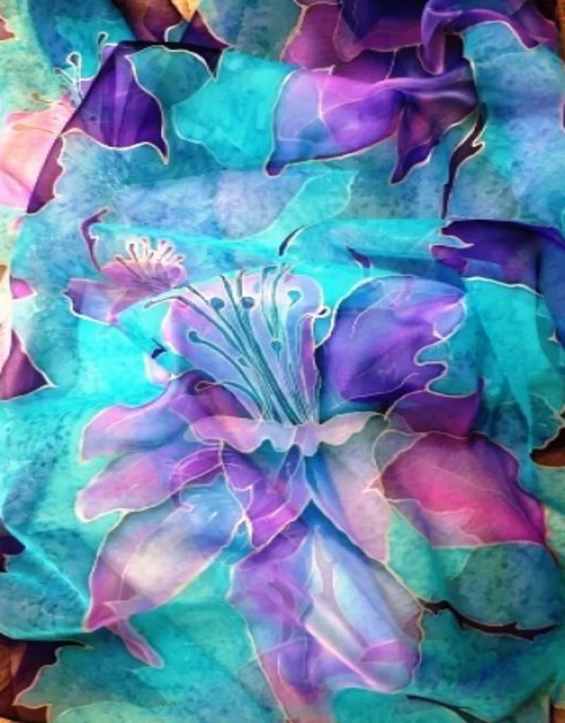   Обучение батику - художественной росписи тканей