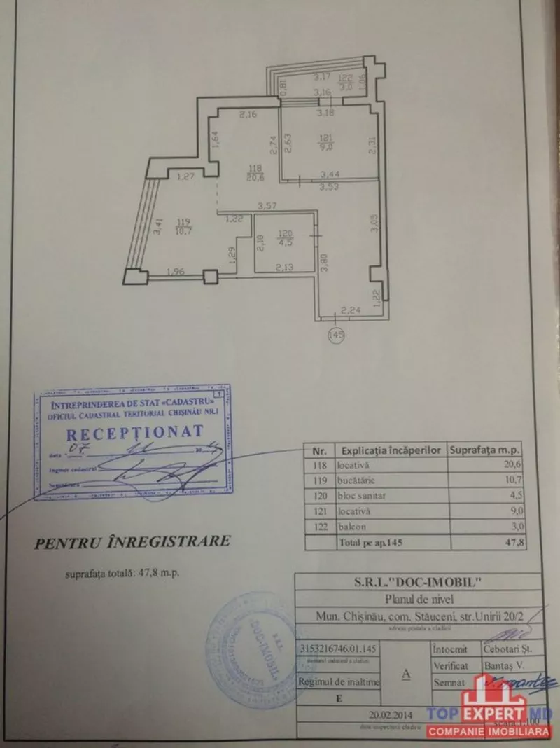 Apartament la cheie 48mp la doar 35000 euro 35 000 € 5
