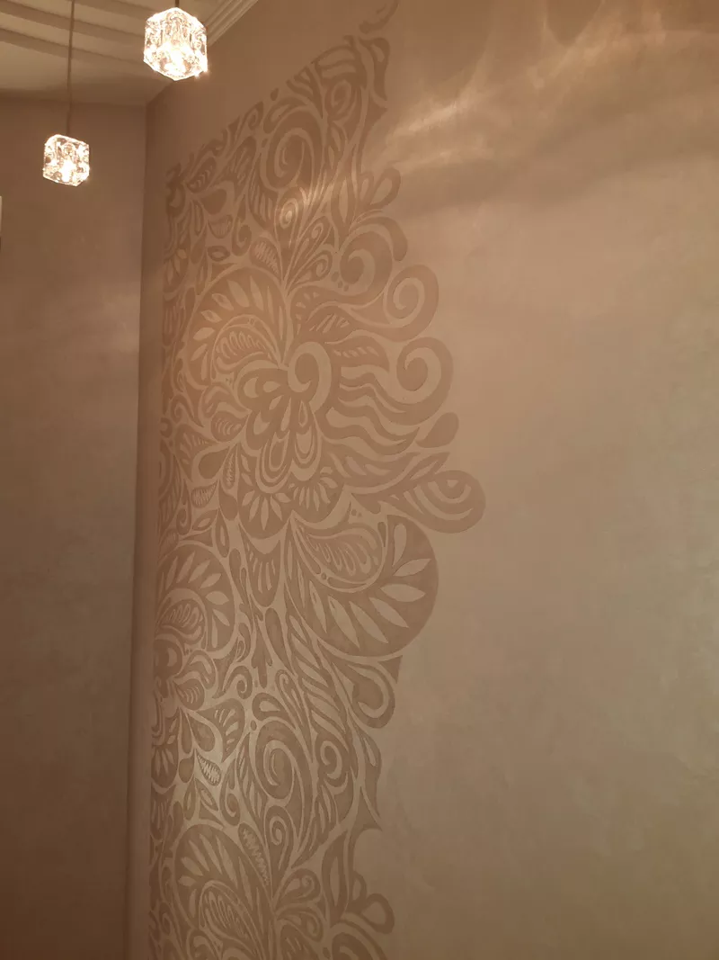 Тencuiala decorativa efect beton, velur,  / декоративные покрытия стен 