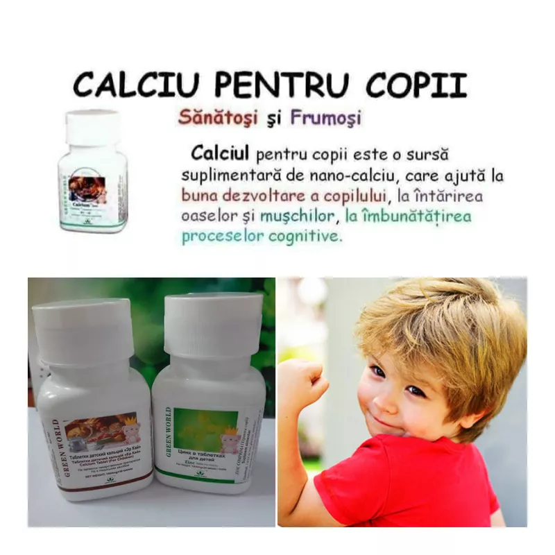 Capsule Zinc Calciu Copii