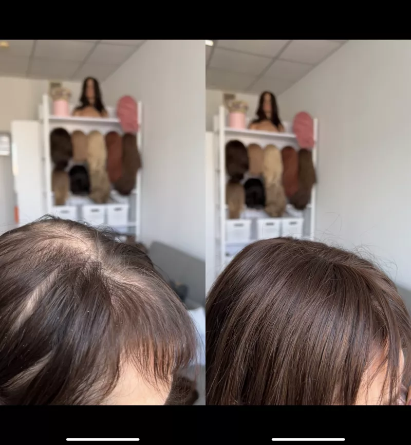 Накладки из натуральных волос