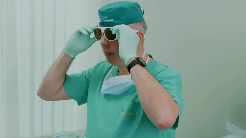 Tratamentul laser a leziunilor vasculare (telangiectazii,  capilare spa 3