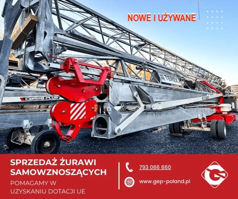 Строительные краны из Европы новые и б/у 5