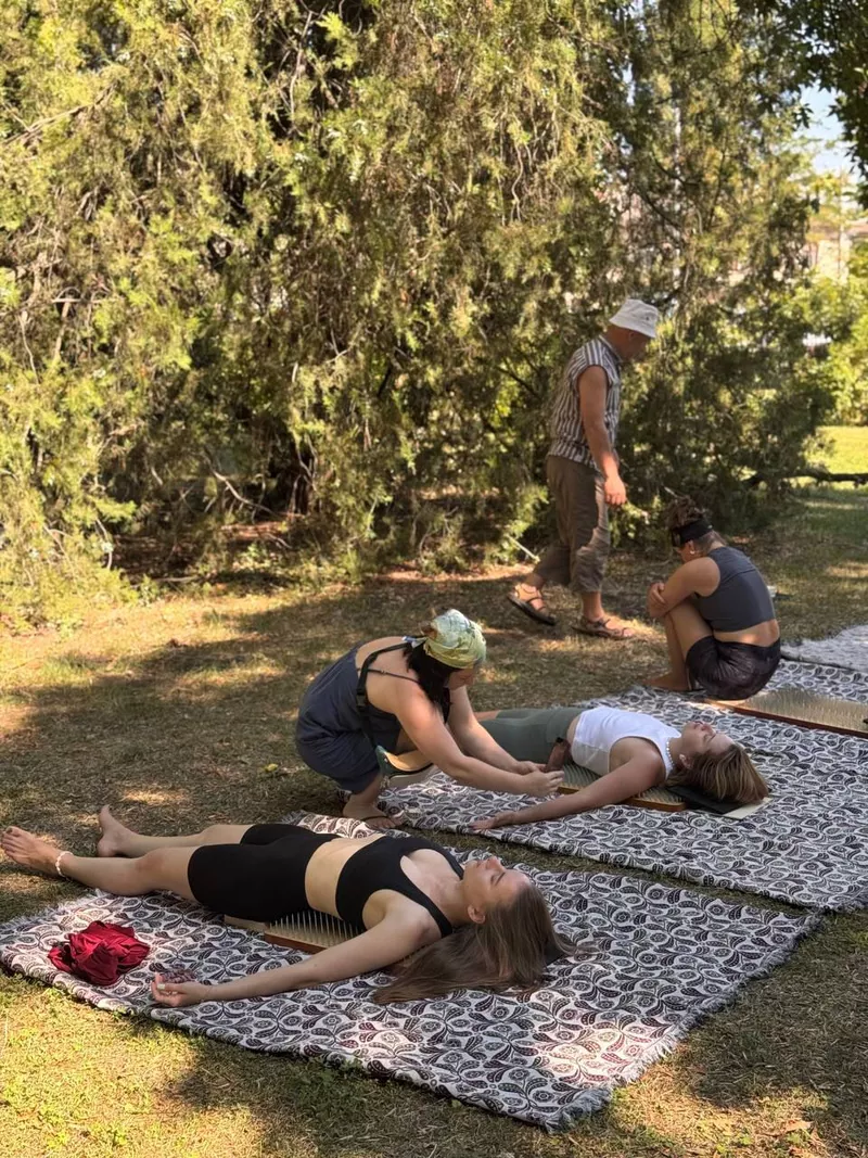 Гвоздестояние – Гвоздележание. Statul si culcatul pe tinte. 5