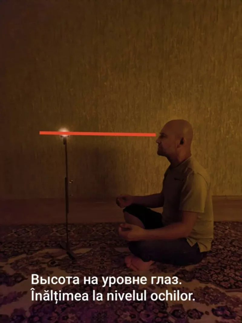 Тратака. Стойка для медитации на свечу.   4