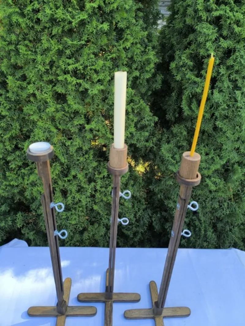 Тратака. Стойка для медитации на свечу.   5