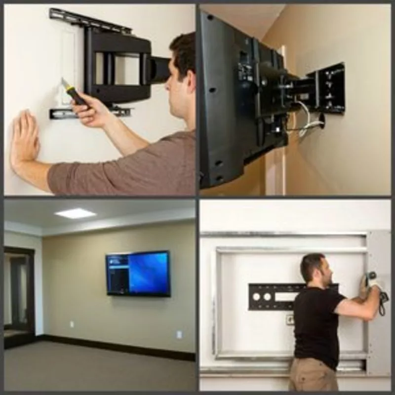 УСТАНОВКА МОНТАЖ ТЕЛЕВИЗОРА НА СТЕНУ. Кишинев 069495004 Мастер.  6