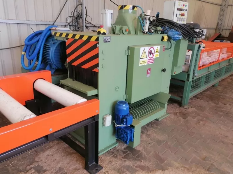 Производственная линия для резки многопильным станком 