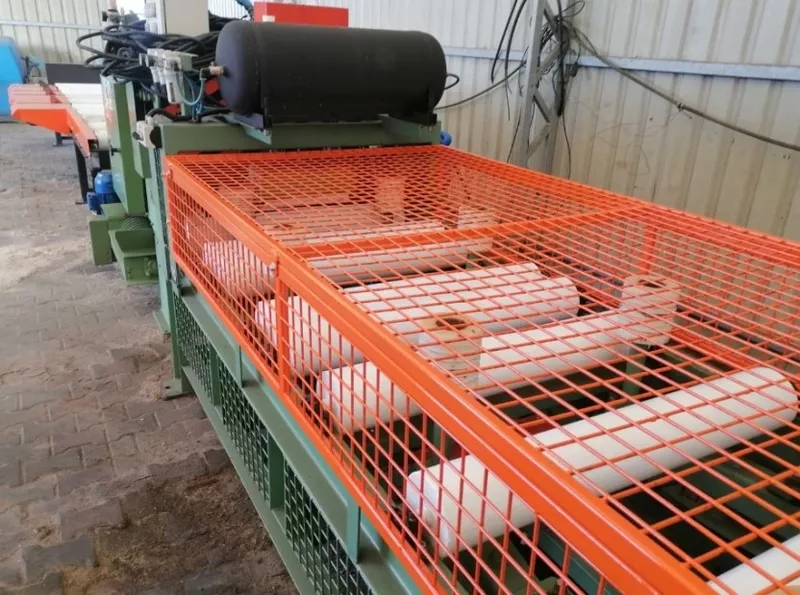 Производственная линия для резки многопильным станком  4