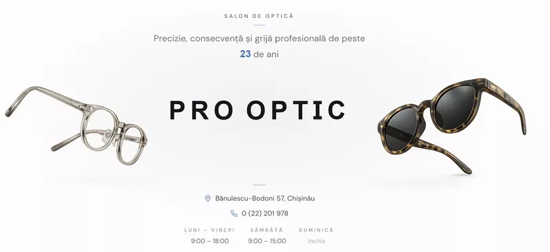 Pro Optic - o gamă completă de ochelari și lentile 
