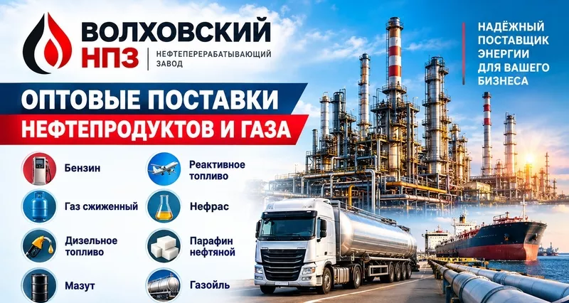 Волховский НПЗ - нефтеперерабатывающий завод - поставки в Молдову